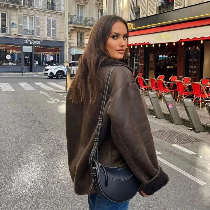 Amarae | Warm wool blend jacket