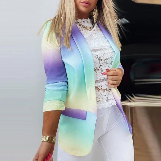 Lune London | Long Sleeve Tie-Dye Blazer for Women