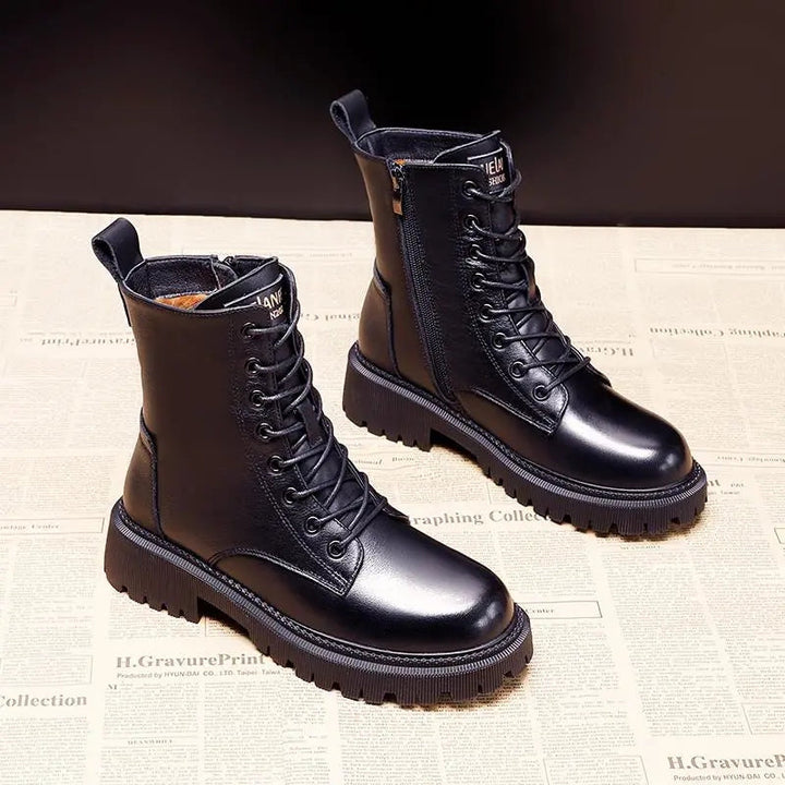 Lune London | Winter Boots Made Of Black Leather
