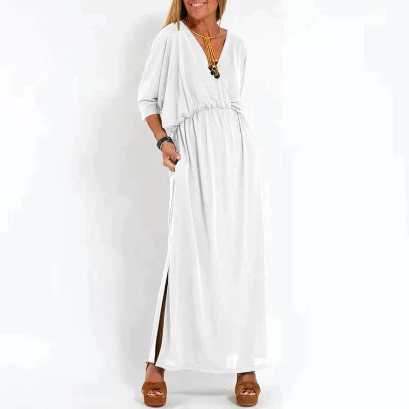 Lune London | Elegant Boho Maxi Dress with Waistband