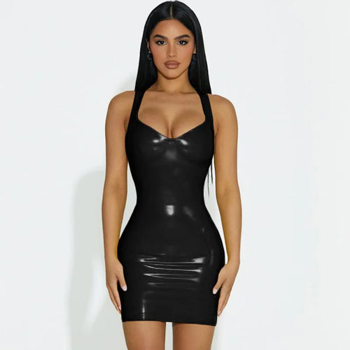 Amarae | Latex Dress with Adjustable Straps
