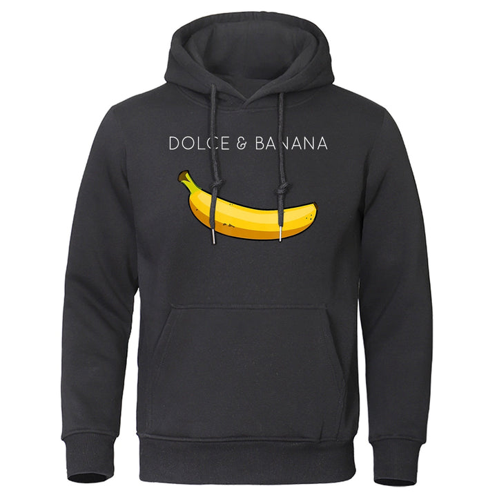 Lune London | Hooded sweatshirt with banana print