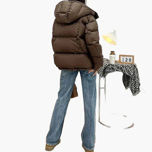 Amarae | Padded winter jacket with hood - Trendy outdoor jacket, leisure & everyday