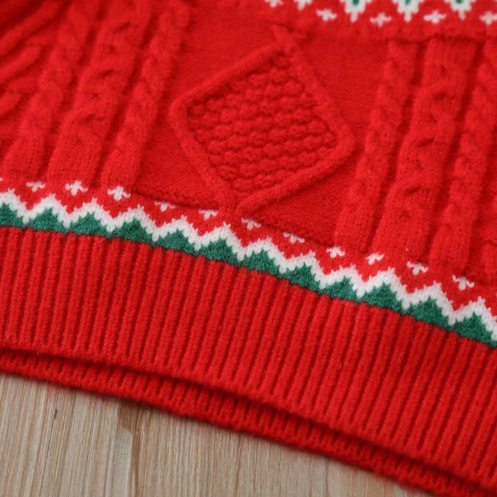Lune London | Sweater for kids with teddy bear - Soft fleece sweater for boys and girls