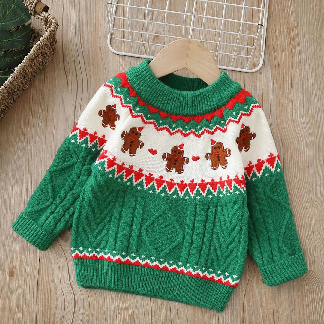 Lune London | Sweater for kids with teddy bear - Soft fleece sweater for boys and girls