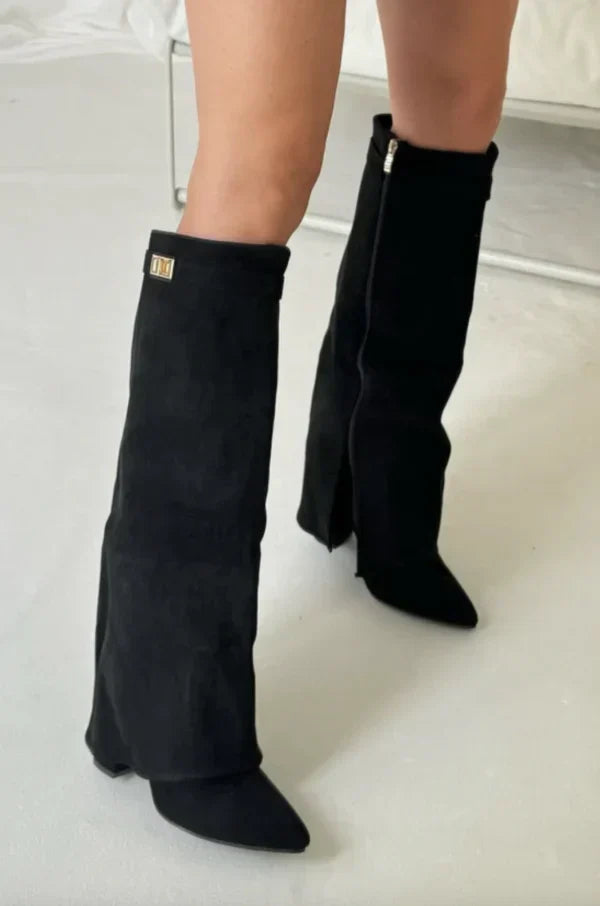 Lune London | High Quality Knee-High Boots Made Of Suede