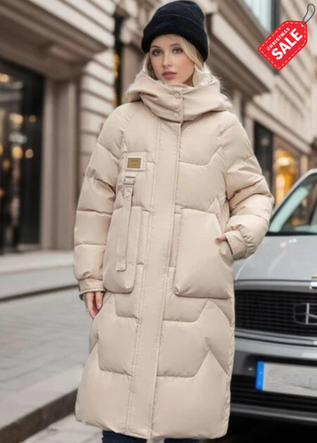 Amarae | Long quilted jacket cut