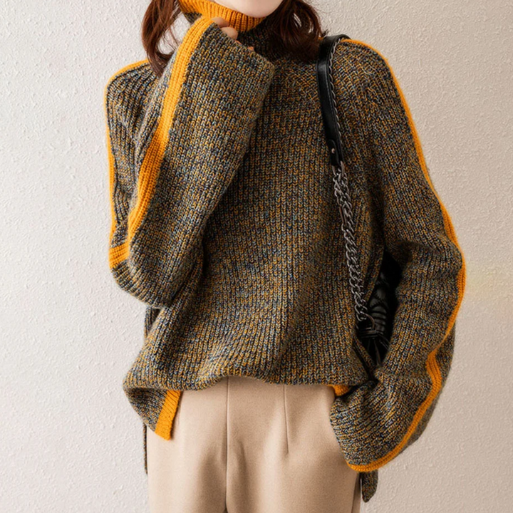 Lune London | Turtleneck Knit Sweater - Fashionable Winter Sweater for Everyday and Leisure
