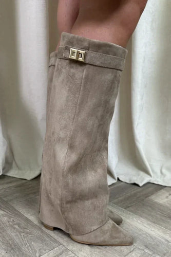 Amarae | High Quality Knee-High Boots Made Of Suede