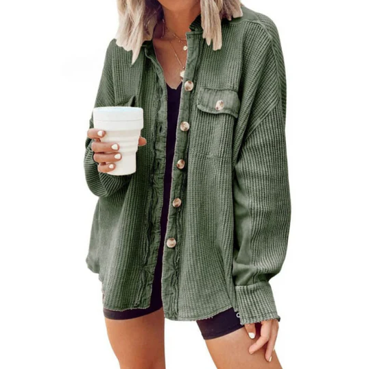 Lune London | irregular hoodie jacket in corduroy