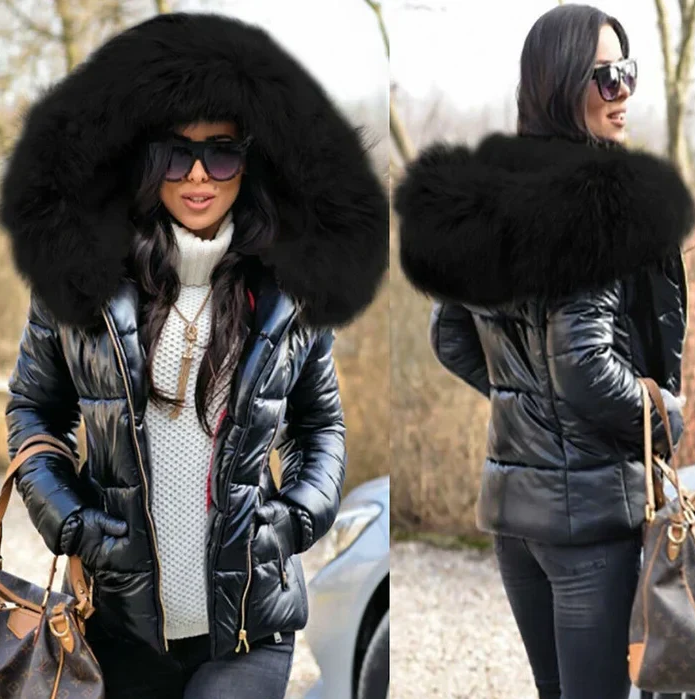 Amarae | elegant winter coat with faux fur