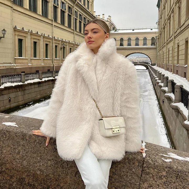 Lune London | Luxurious Jacket Made Of Soft Faux Fur for Women