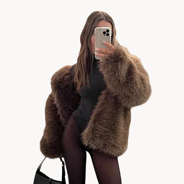 Lune London | Luxurious Jacket Made Of Soft Faux Fur for Women