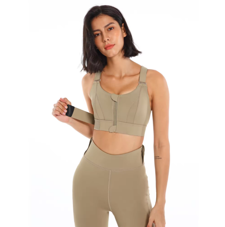 Lune London | Adjustable Zipper Sports Bra