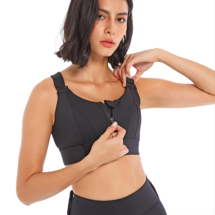 Lune London | Adjustable Zipper Sports Bra