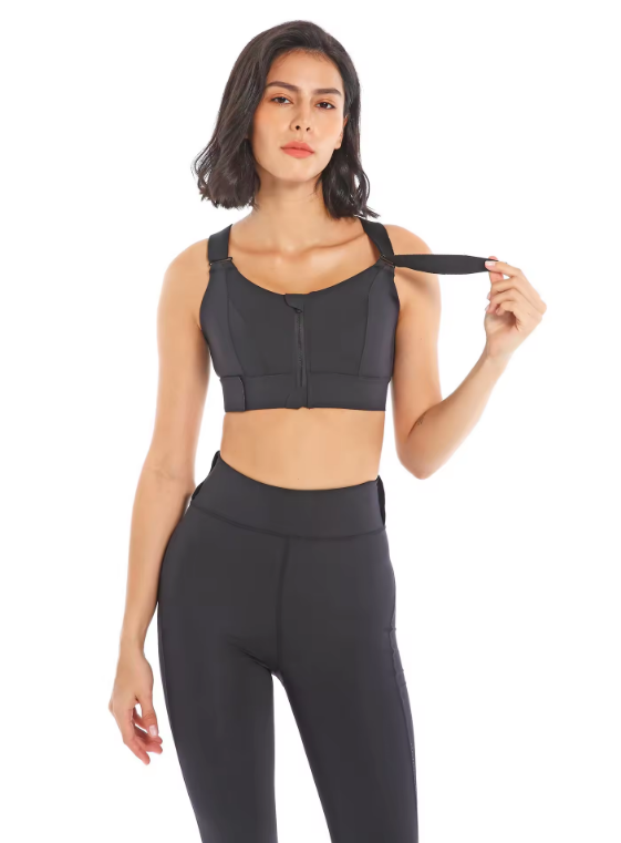 Lune London | Adjustable Zipper Sports Bra