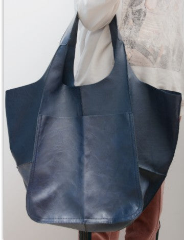 Lune London | Easy Large Bag Soft Leather Large Capacity One Shoulder Portable Tote Bag