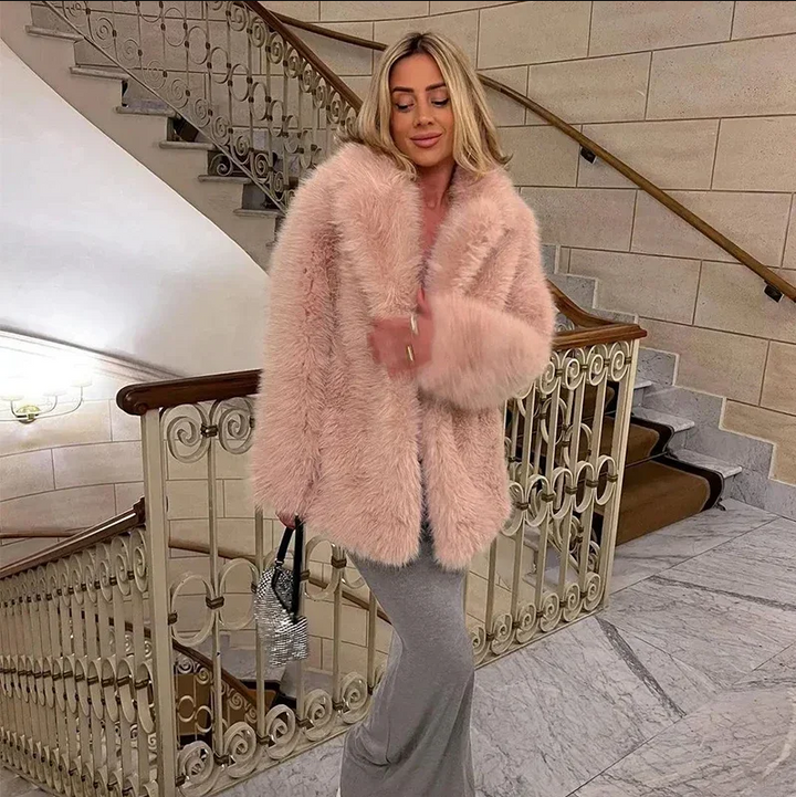 Lune London | Luxurious Jacket Made Of Soft Faux Fur for Women