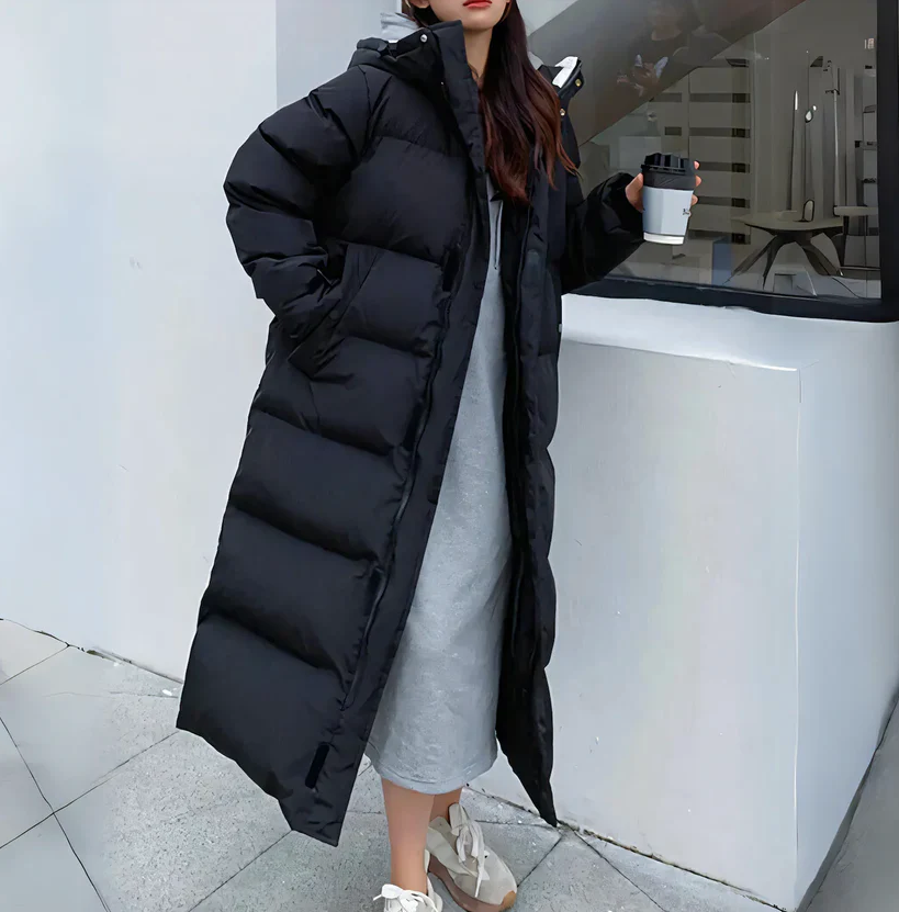 Lune London | long down coat for winter