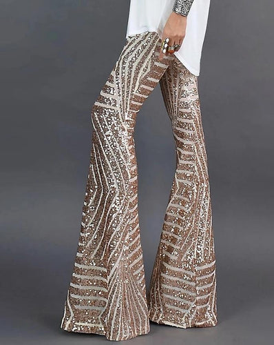 Amarae | Glitter Flare Pants