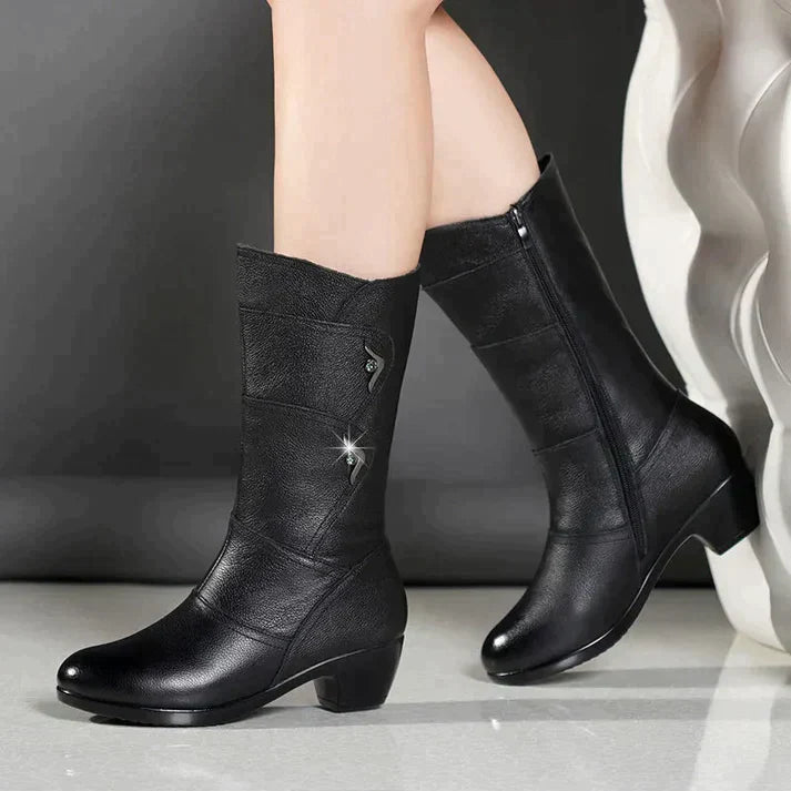 Lune London | Leather Winter Boots – Women's