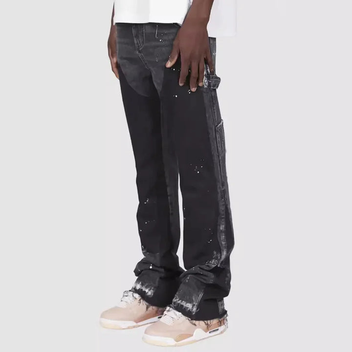 Chic Und Stil | Flared Jeans In Layered Look for Men