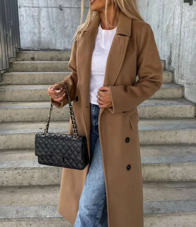 Lune London | Elegant Quilted Winter Coat with Belt