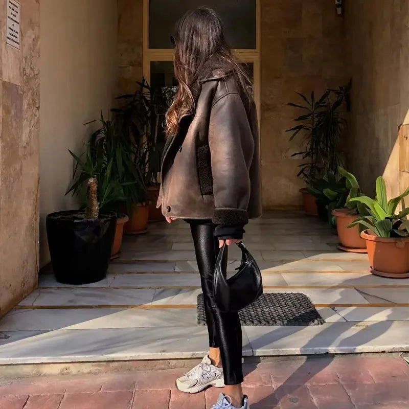 Amarae | Warm wool blend jacket