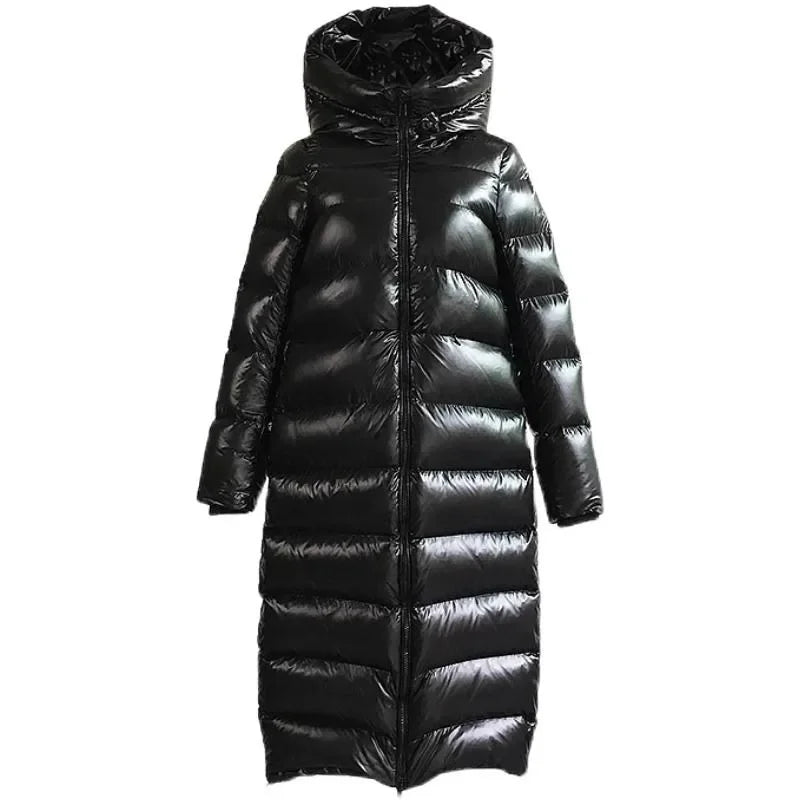 Lune London | Elegant Long Down Jacket for Women