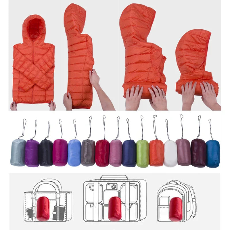Amarae | Ultralight Women's Down Jacket with Hood