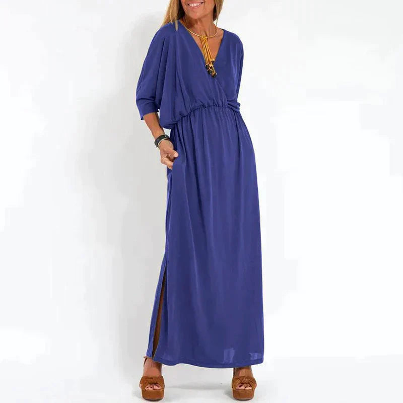 Lune London | Elegant Boho Maxi Dress with Waistband