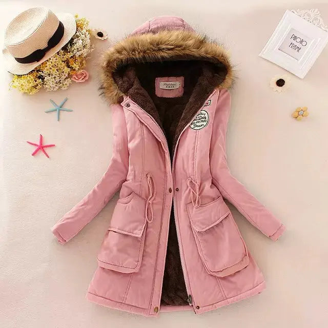 Lune London | Warm Padded Winter Jacket with Hood for Women