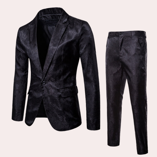 Amarae | Piece Dark Pattern Suit for Men