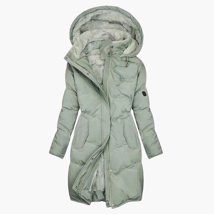 Amarae | Winter Coat Long Hooded Jacket Warm Padded Elegant Leisure