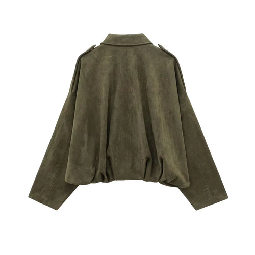 Amarae | Faux Suede Jacket