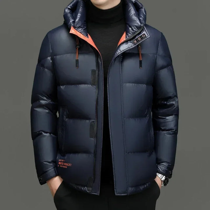 Chic Und Stil | Winter Jacket with Hood for Men