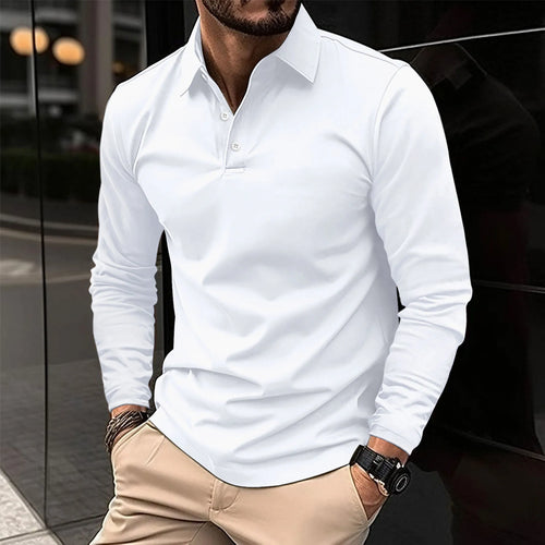 Chic und Stil | Casual Long Sleeve Polo