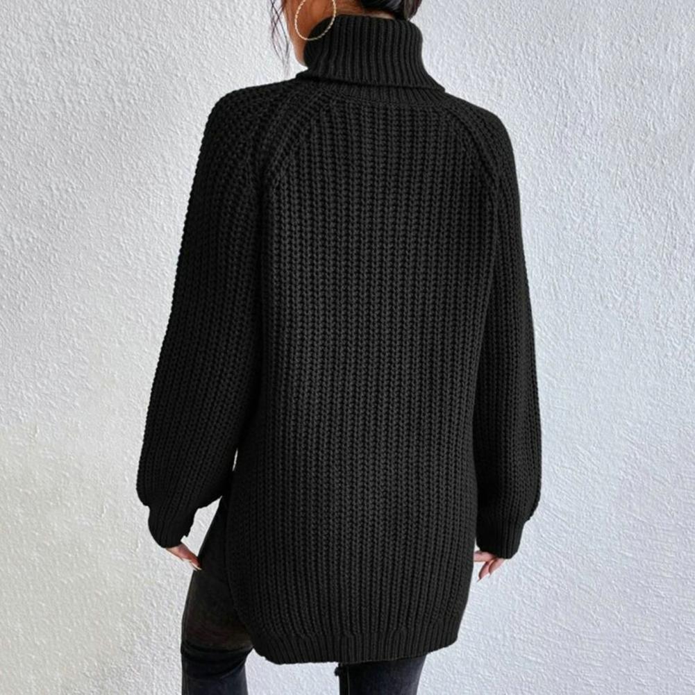Lune London | Knit Sweater - Turtleneck - Long Sleeves - Oversized Fit - Soft Chunky Knit