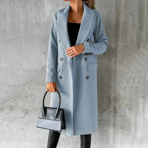 Amarae | Long Wool Jacket Women Urban Chic