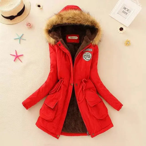 Amarae | Warm Padded Winter Jacket with Hood for Women