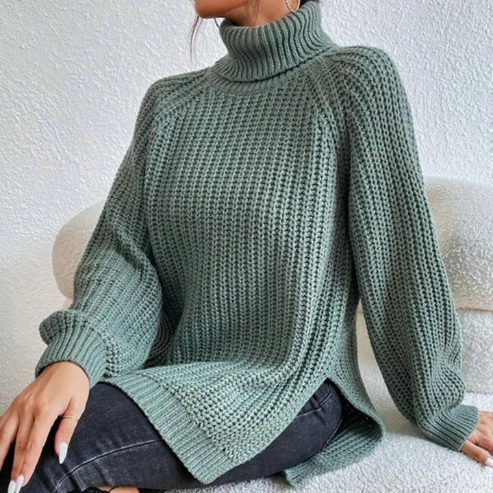Lune London | Knit Sweater - Turtleneck - Long Sleeves - Oversized Fit - Soft Chunky Knit