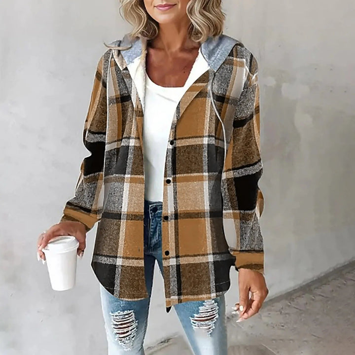 Amarae | Checked autumn jacket for women