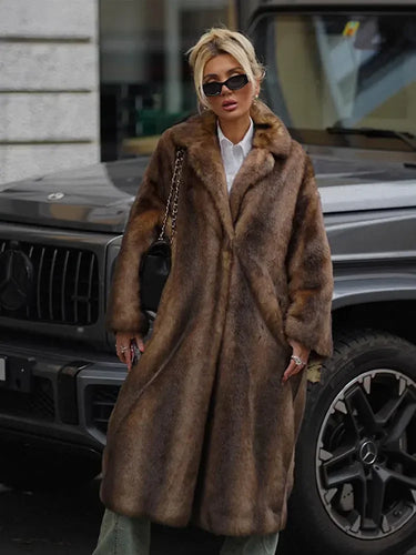 Amarae | elegant winter leather coat