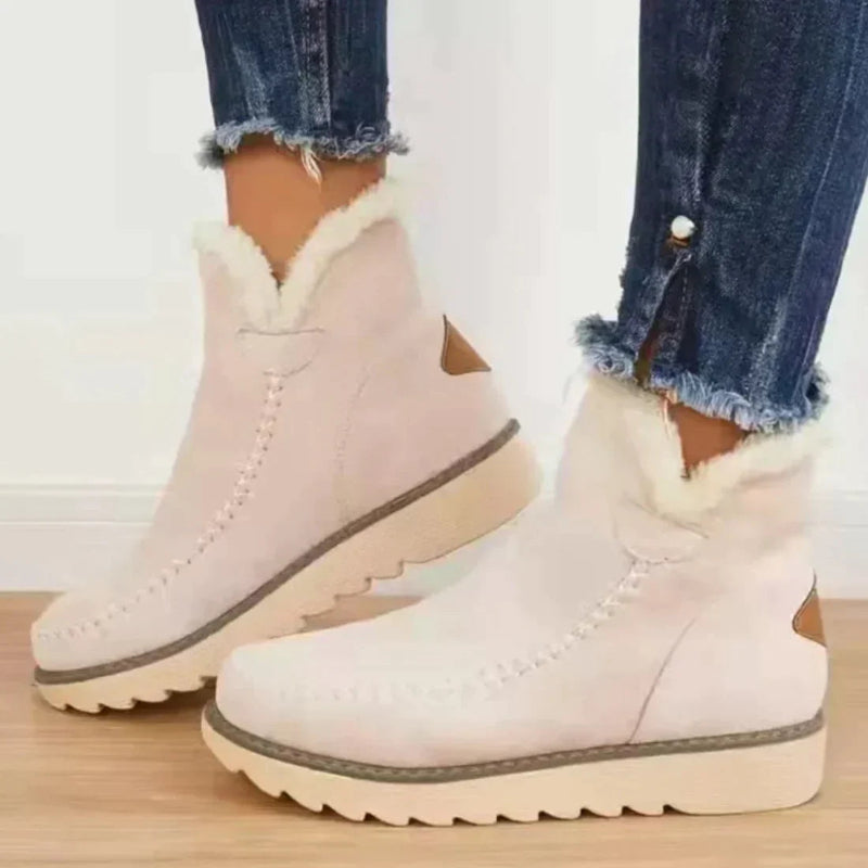 Lune London | Suede leather boots for women - Non-slip rubber sole