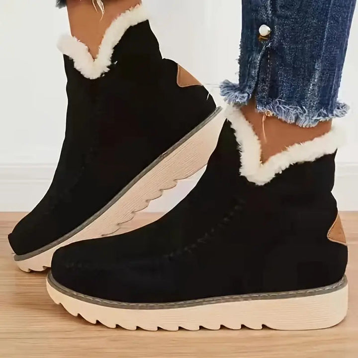 Lune London | Suede leather boots for women - Non-slip rubber sole