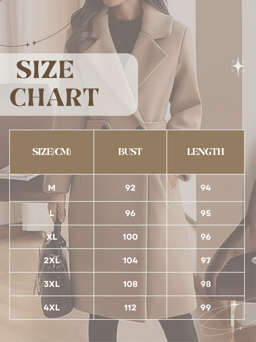 Amarae | Wool coat Women, Belt design - Long length