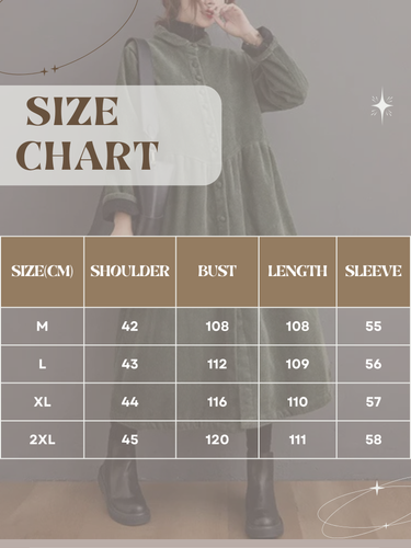 Amarae | Corduroy Coat for Women - Tailored Design