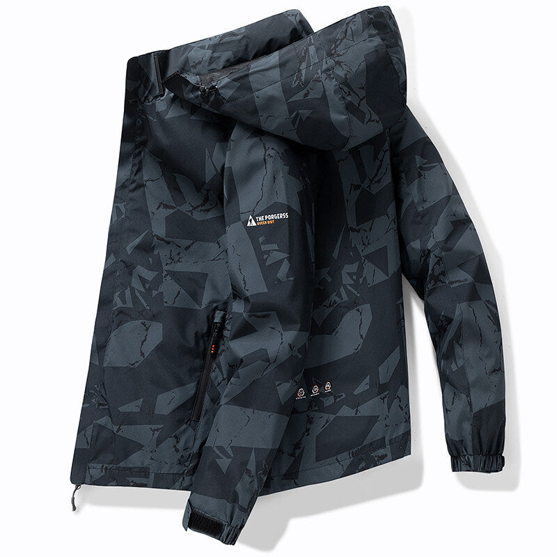 Amarae | Ski jacket for men with hood water-repellent - Modern Fit