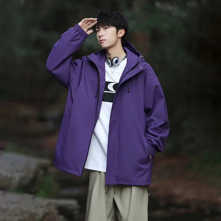 Lune London | Ski jacket for men plus size with hood - Winter feature
