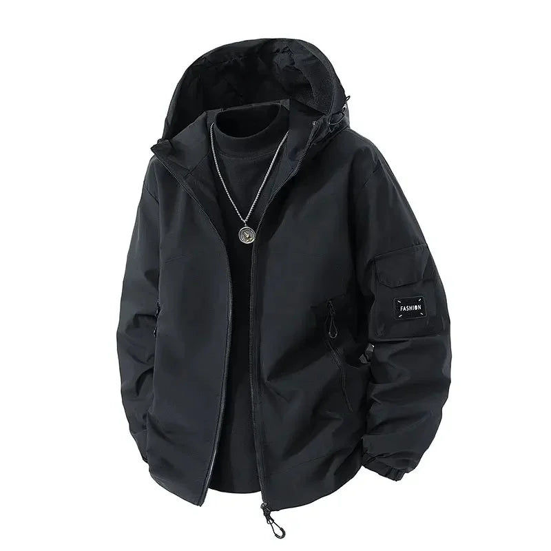 Lune London | Men's Ski Jacket - Winter Hooded Jacket, Water Repellent